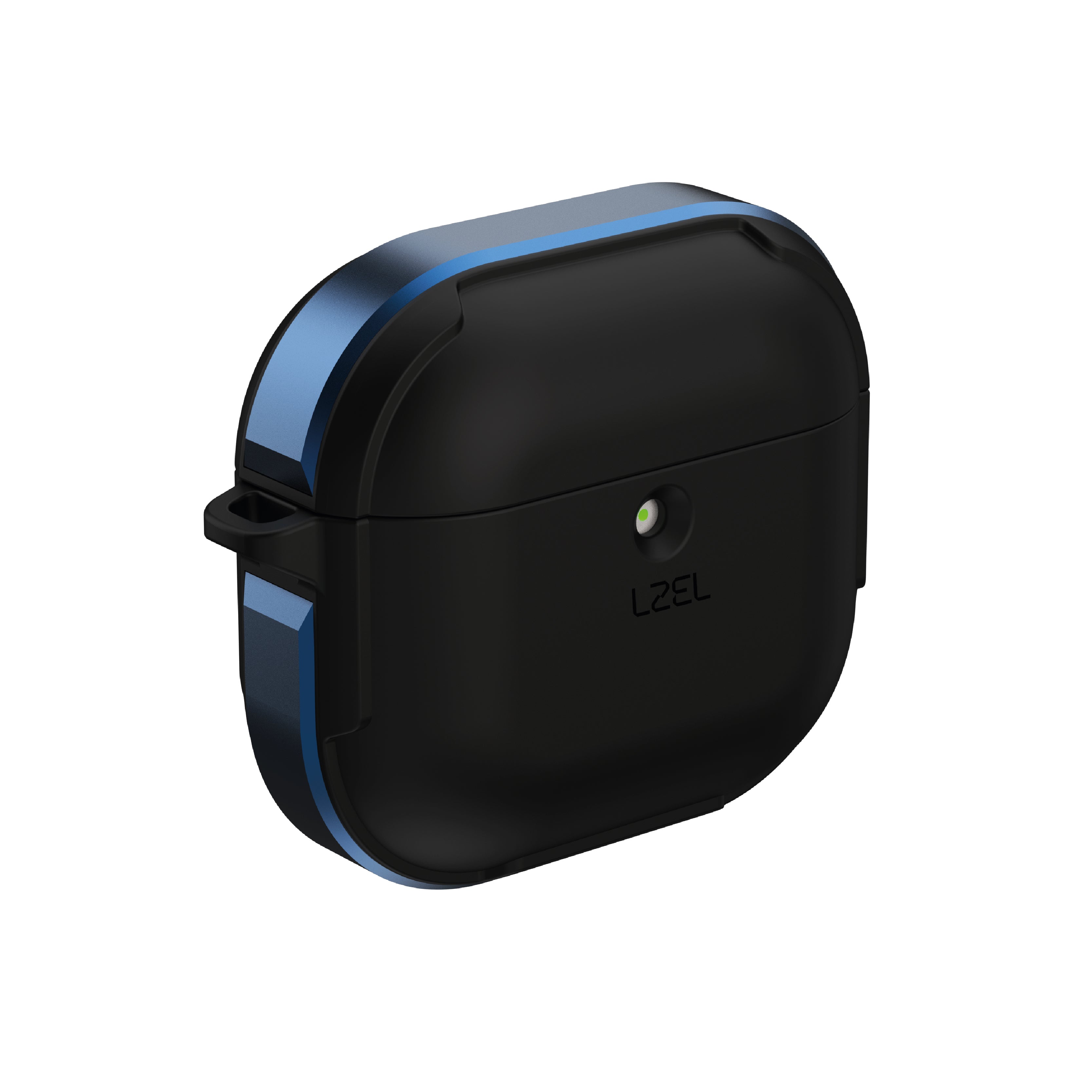 LZEL Aurum Airpods 4 Case Guard Pro Anti Fall Premium Hard Pc Case | Black / Navy Blue
