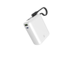 LZEL PrimeBrio 20K Mini PD Power Bank – 20000mAh, 40W, Built-in Type-C Cable | White