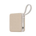 LZEL ZenoFlex MaxLux Mini 10000mAh PD Power Bank â€“ 20W Output / 18W Input (15W Wireless) | Beige