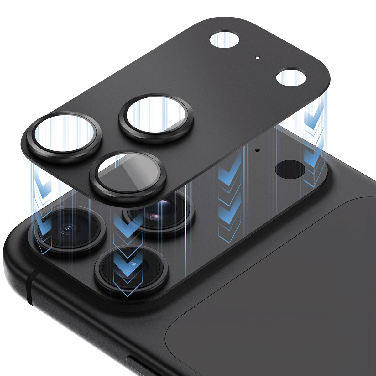 LZEL Lens Protector AR+AF Corning Original Eagle Eye With Metal Base For iPhone 18 Pro Max