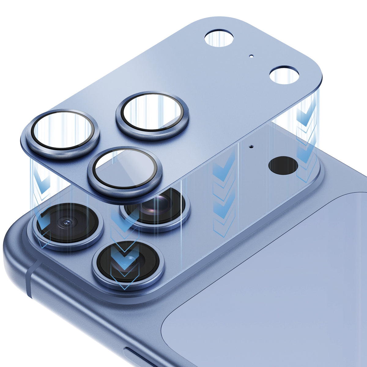 LZEL Lens Protector AR+AF Corning Original Eagle Eye With Metal Base For iPhone 18 Pro Max