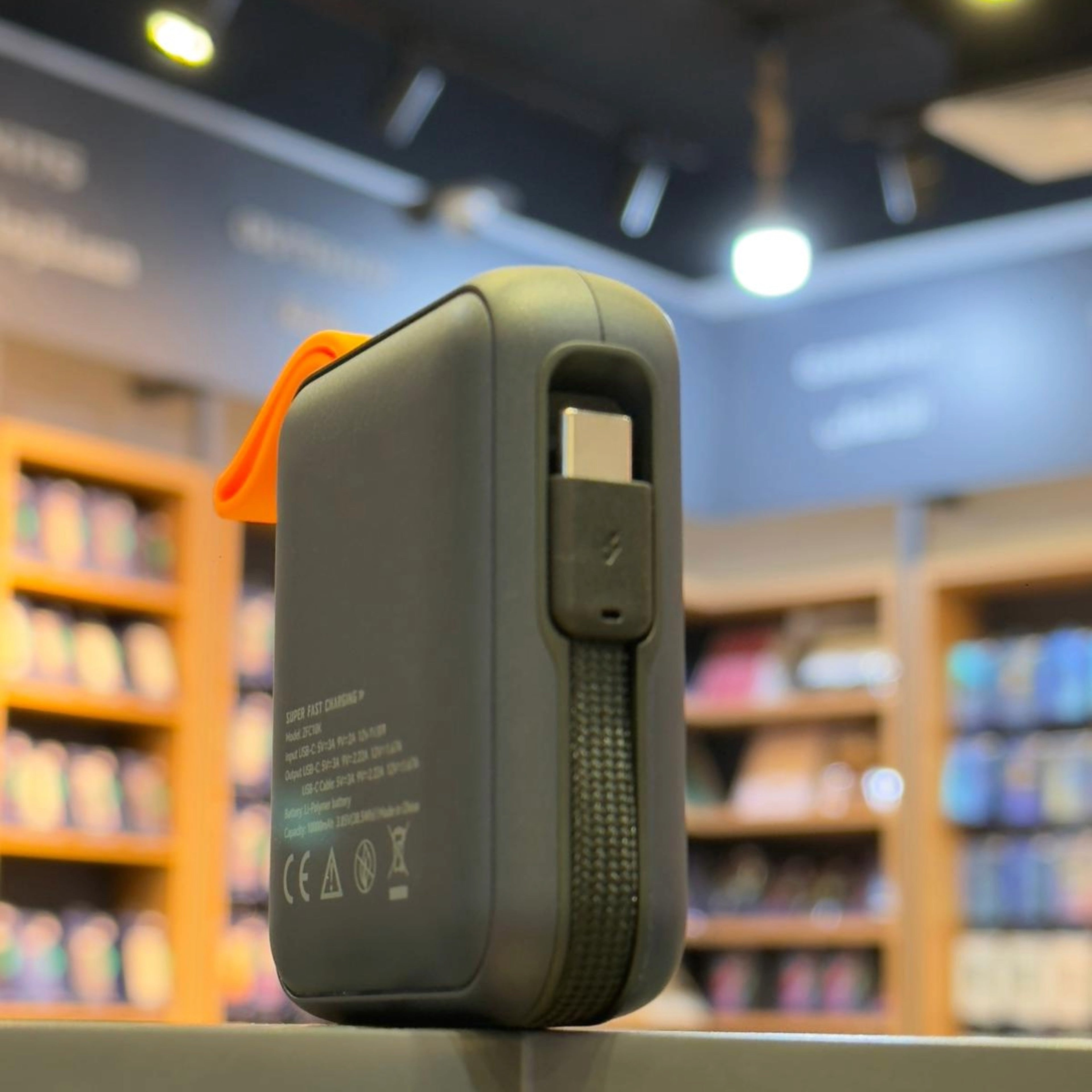 LZEL ZenoFlex Charge Mini 10000mAh PD Power Bank â€“ 20W Output / 18W Input | Navy Blue