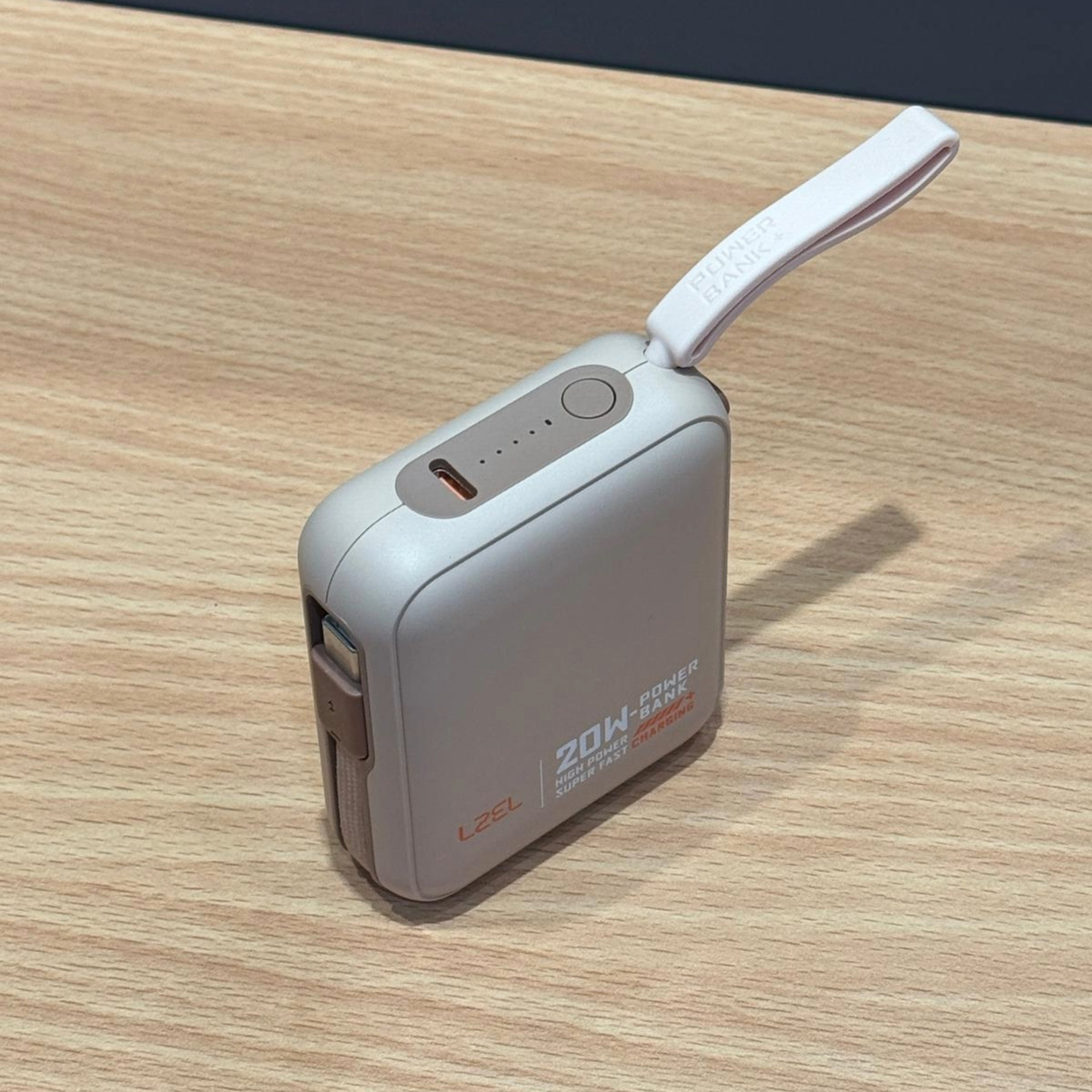 LZEL ZenoFlex Charge Mini 10000mAh PD Power Bank â€“ 20W Output / 18W Input | Mocha