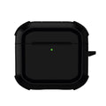 LZEL Airpods 4 Aurum Guard Max Hard PC+TPU Case | Black