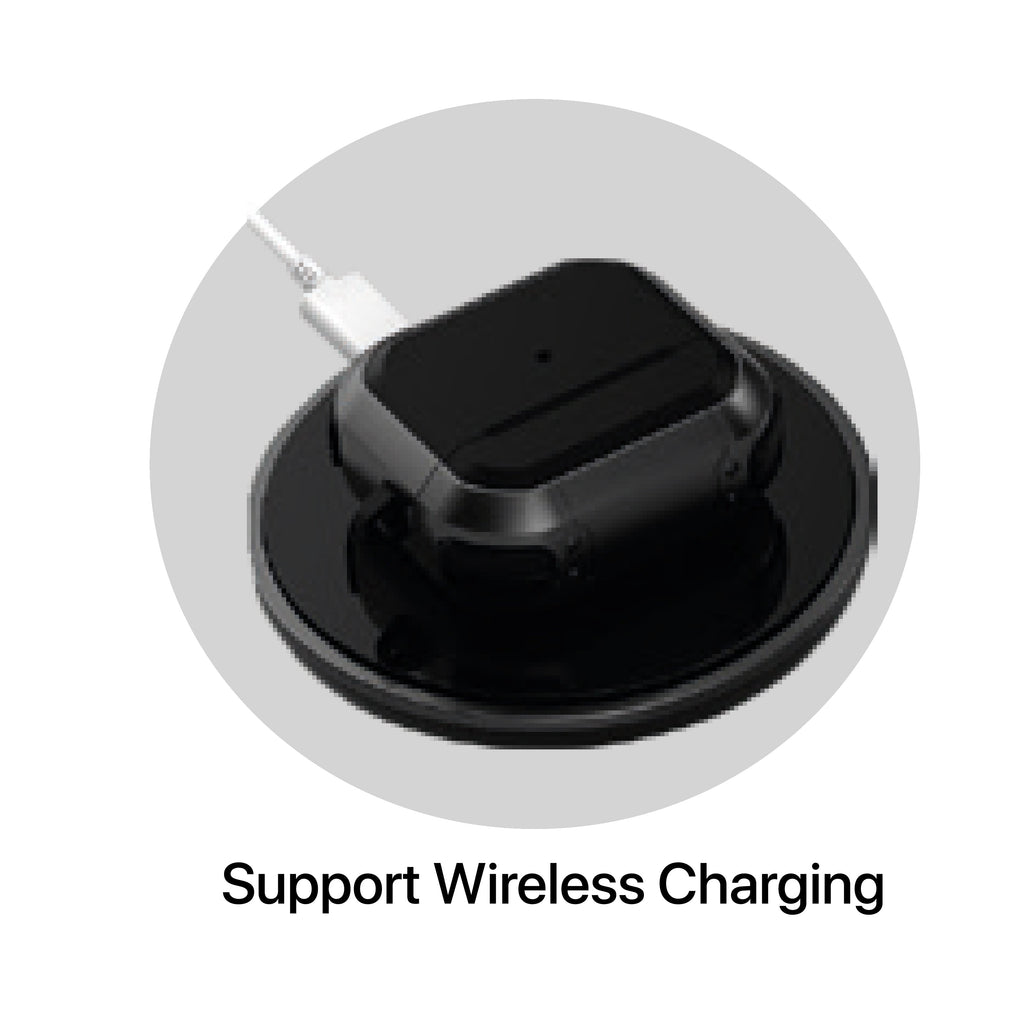 LZEL Airpods 4 Aurum Guard Max Hard PC+TPU Case | Black