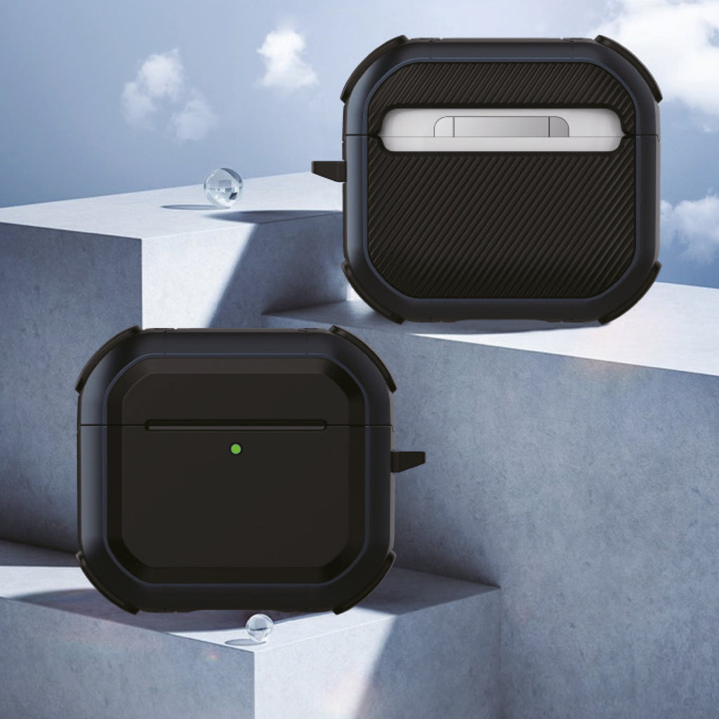 LZEL Airpods 4 Aurum Guard Max Hard PC+TPU Case | Blue / Black