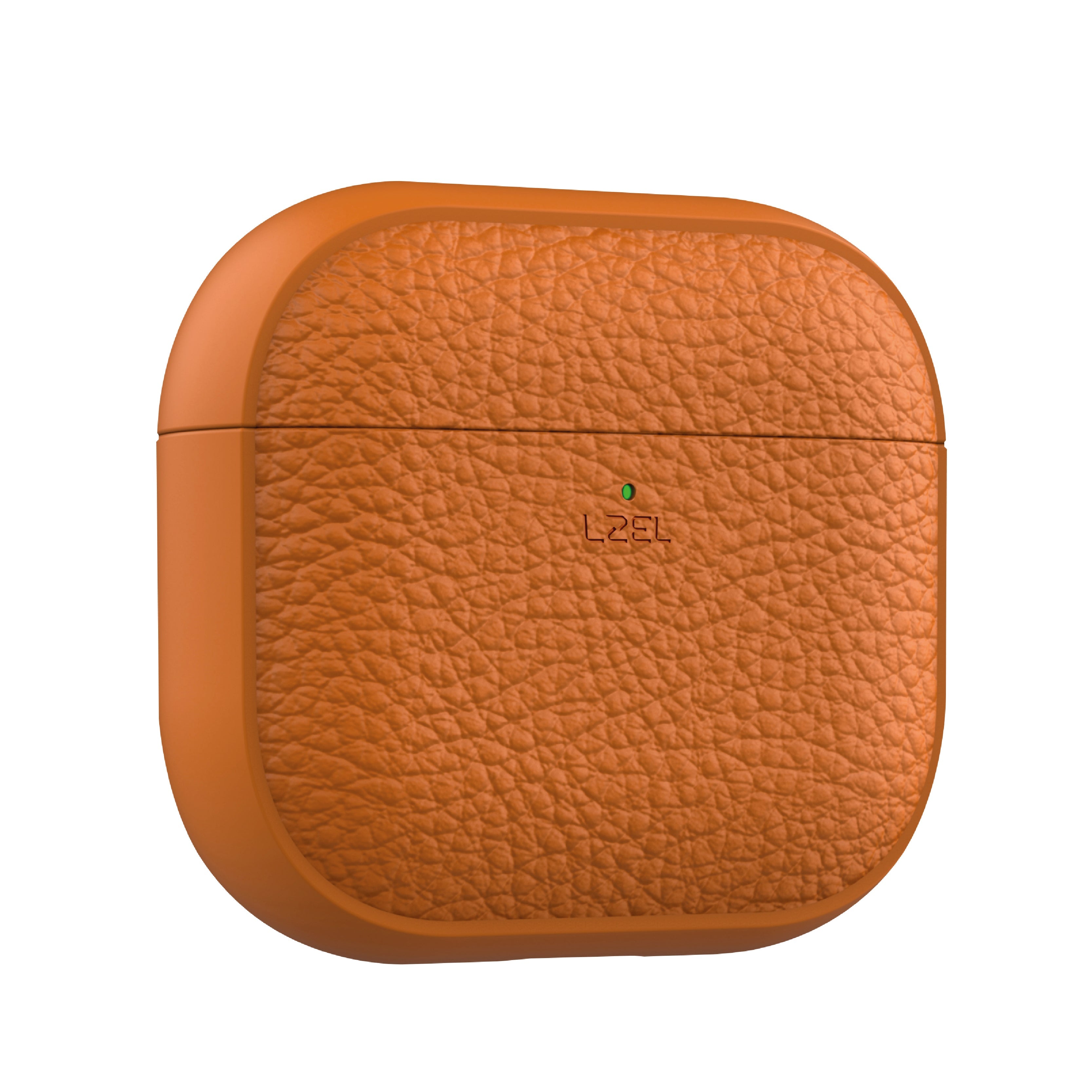 LZEL Airpods 4 Aurum Guard Premium TPU Leather Case | Brown