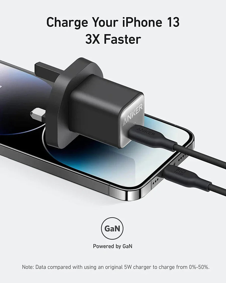 Anker 511 Charger (Nano 3, 30W) | Black