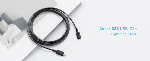 Anker 322 USB-C to Lightning Cable  0.9M | Black