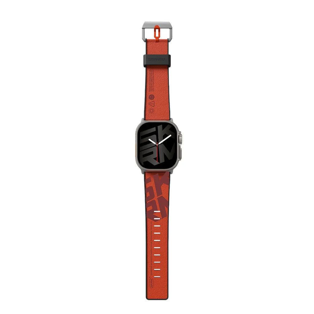 SkinArma Spunk Watch Strap for Apple Watch 49/45/44mm | Orange Red