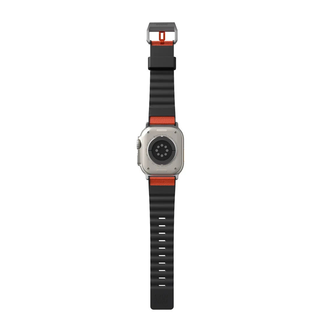 SkinArma Spunk Watch Strap for Apple Watch 49/45/44mm | Orange Red