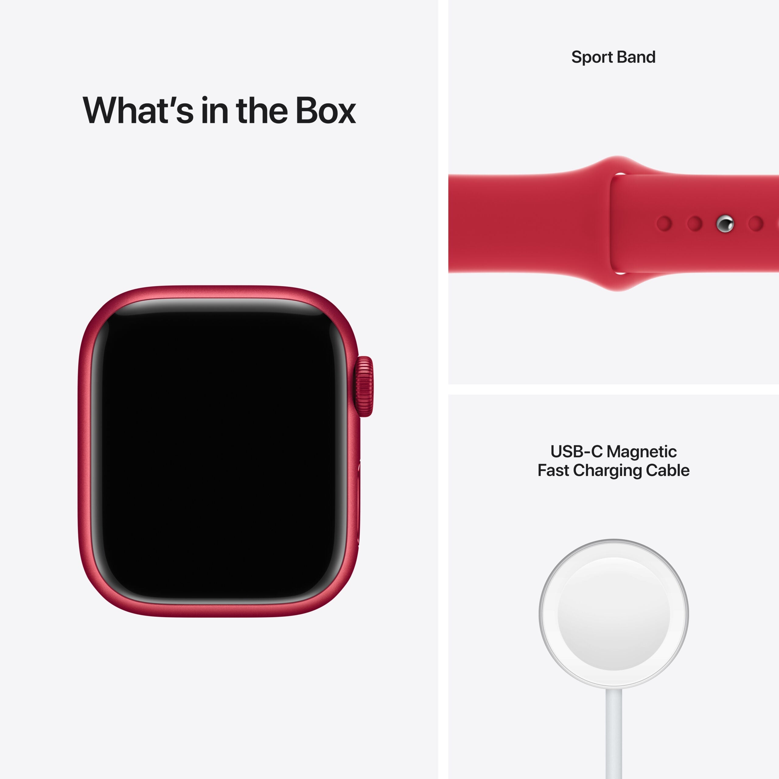 Apple Watch Series 6 GPS + Cellular 44mm Red Aluminum Case with Red Sport Band | Regular