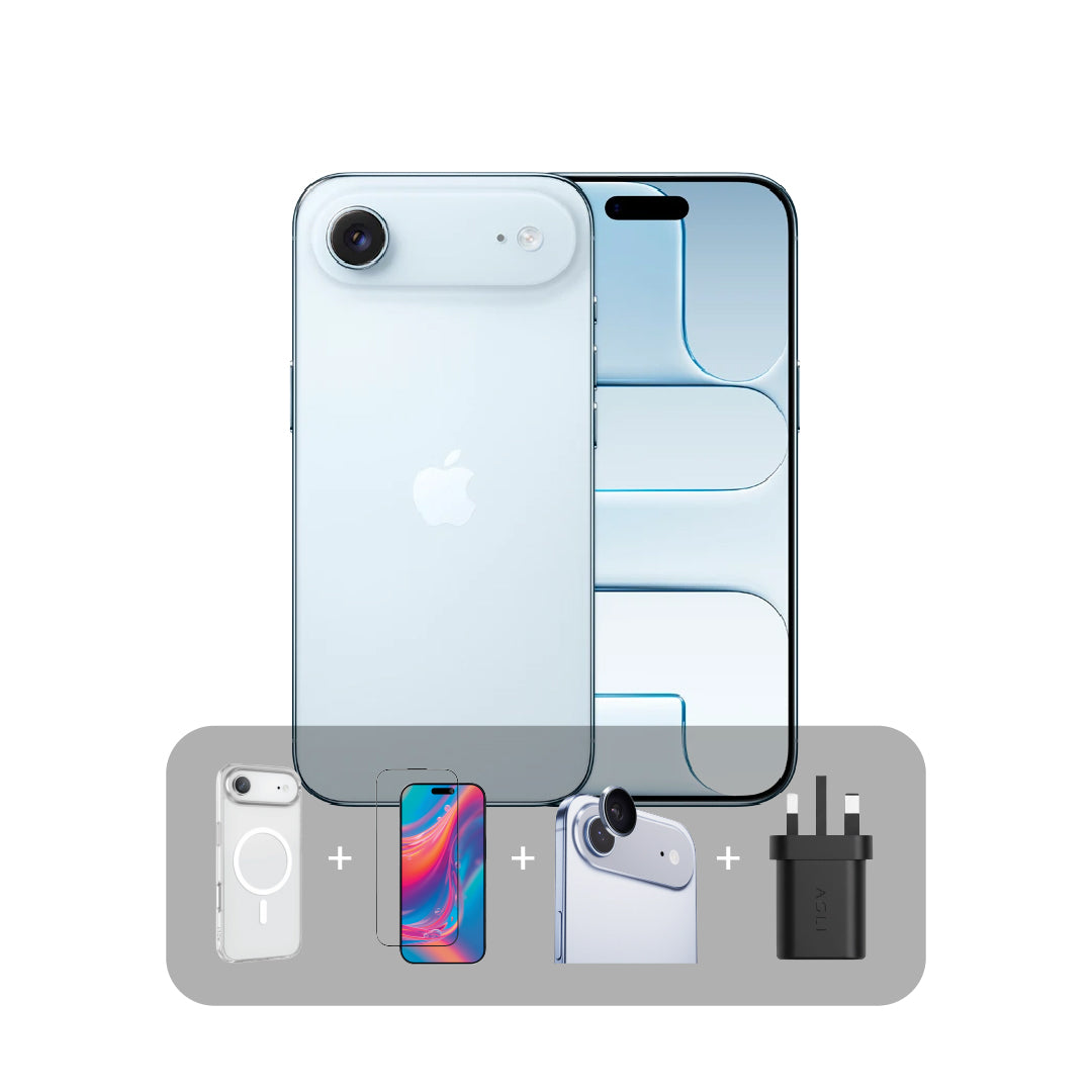 Apple iPhone Air - 256GB - 6.5 inch - Dual eSim (Middle East Version) + Bundle Offer | Sky Blue