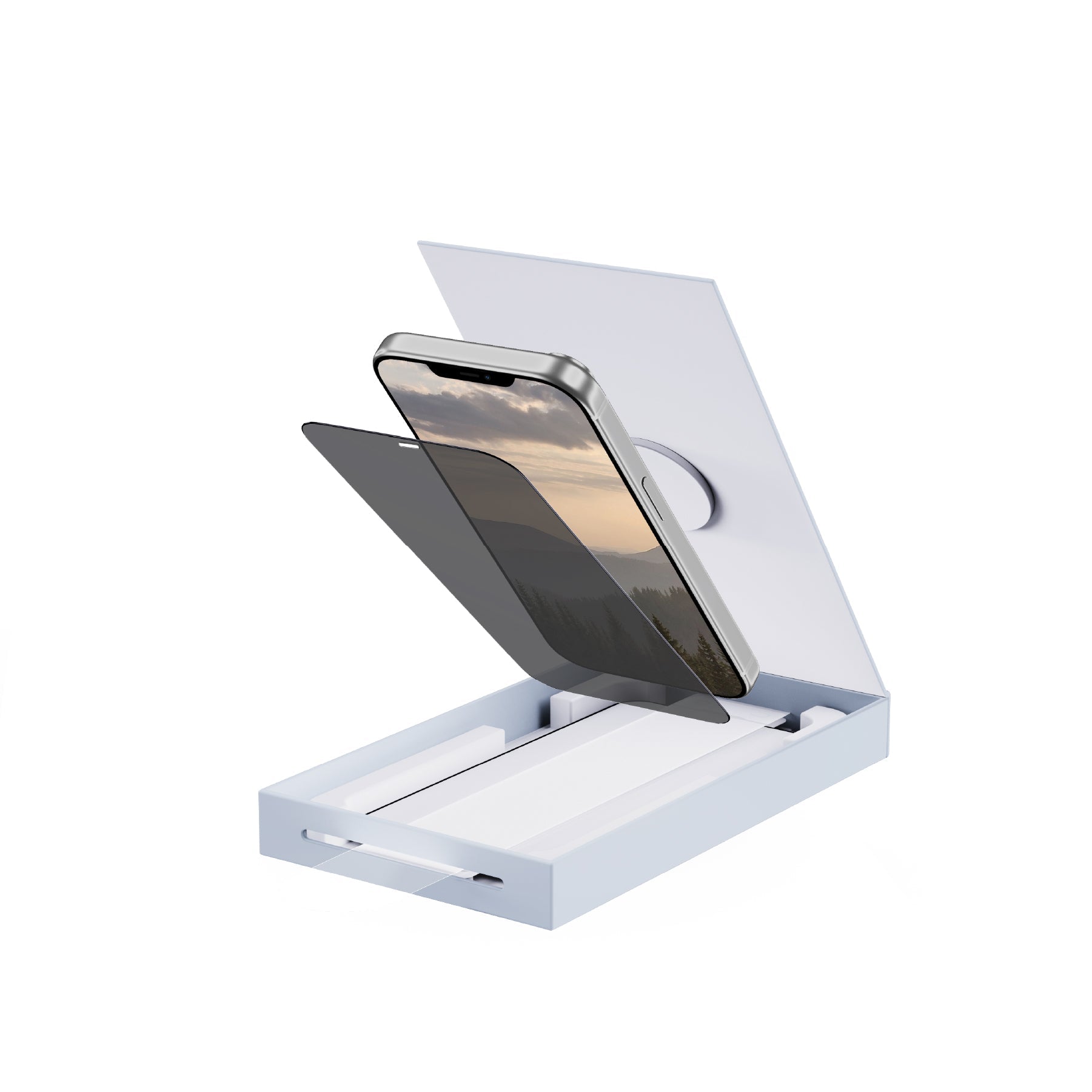 aslitec Glass Screen For iPhone 13 Pro Privacy With Applicator