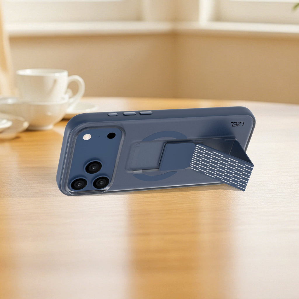 LZEL Mattemag Kickstand Matte Strap Magsafe Case With Enhanced Edge Protection Case For iPhone 17 Pro