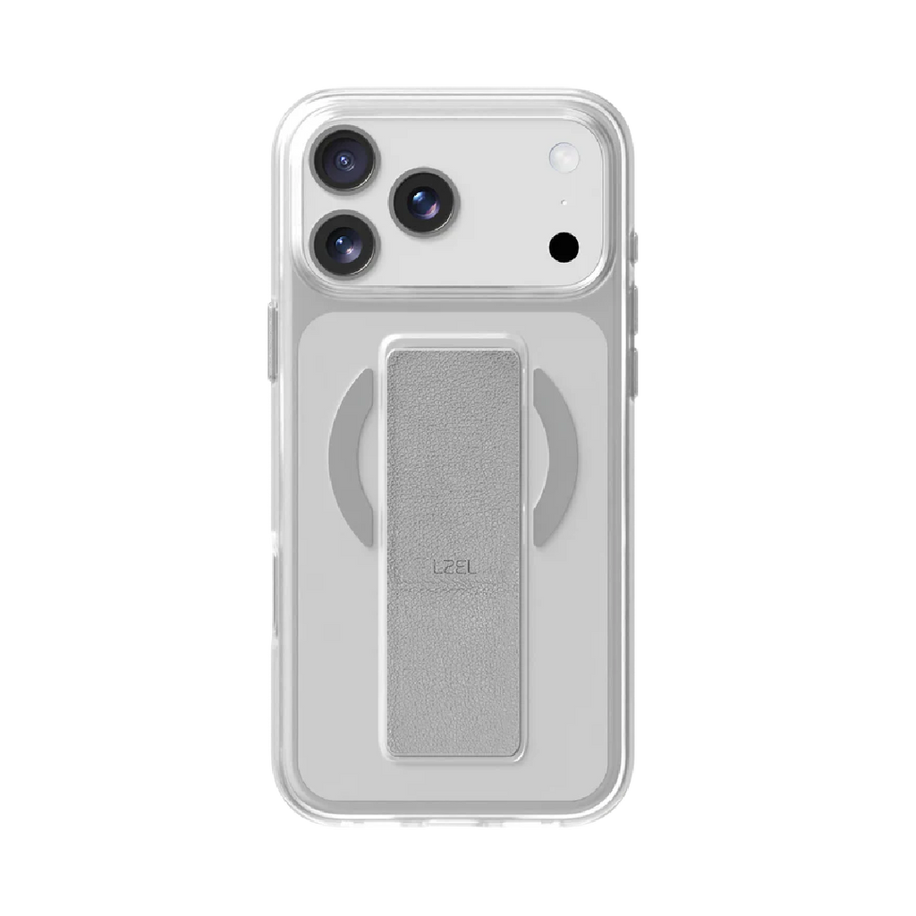LZEL MagClear LeatherGrip Case for iPhone 17 Pro Max | Titanum