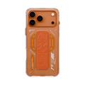 SKINARMA Helio Magâ€‘Charge + Gripâ€‘Stand Case for iPhone 17 Pro Max | Orange