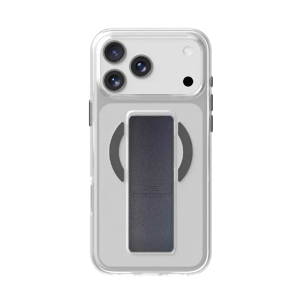 LZEL MagClear LeatherGrip Case for iPhone 17 PRO Max | Black