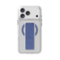 LZEL MagClear LeatherGrip Case for iPhone 17 Pro| Blue