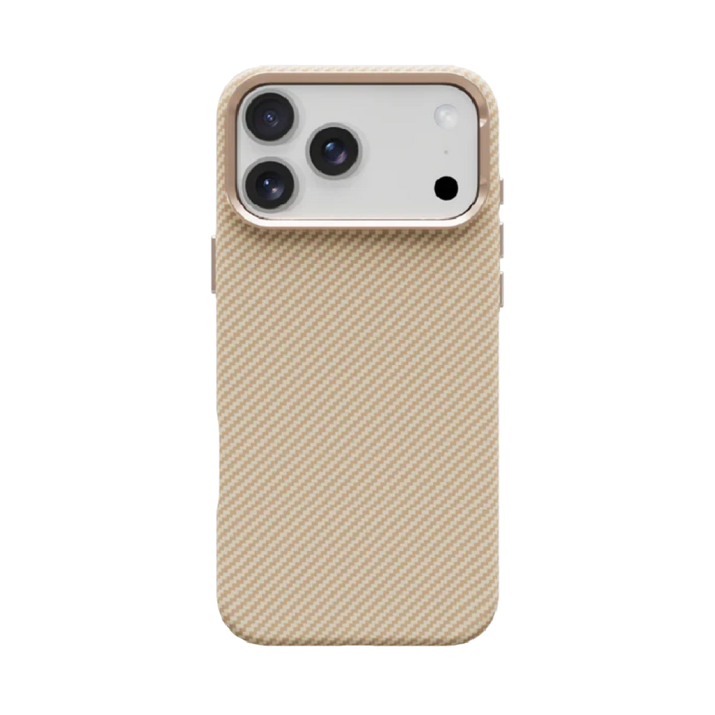 LZEL Magcarbon 3Dgrip Case For Iphone 17 Pro Max | Beige