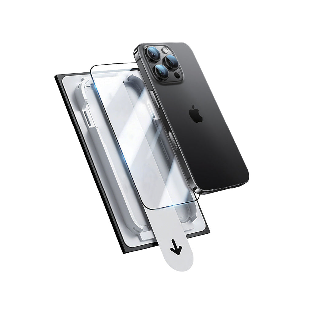 Asli Global E-Touch Shield Premium Glass With Applicator for iPhone 16 Pro Max