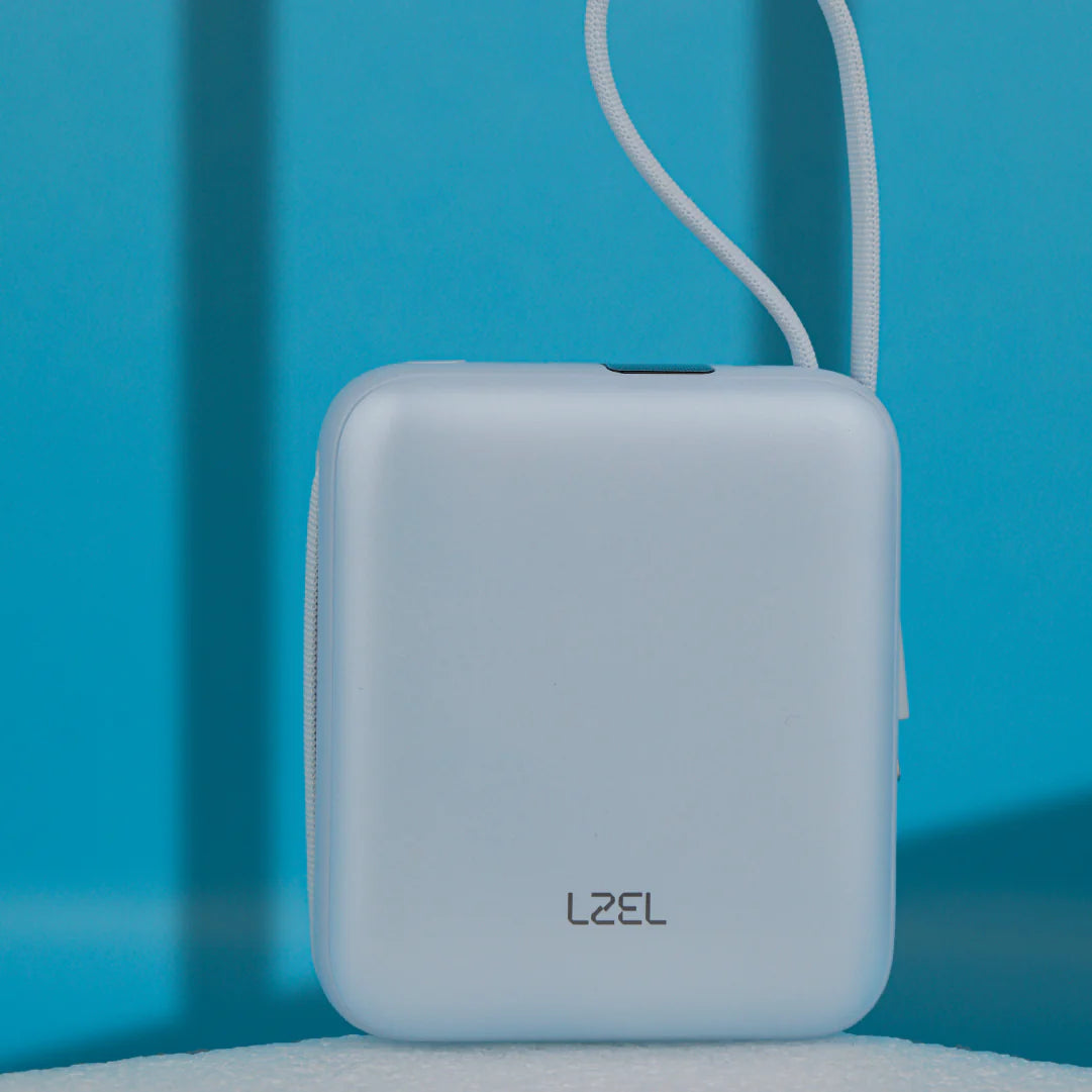LZEL Neurode Sync Mini 10000Mah  Pd3.0 & Qc 3.0 | 22.5W | Built-In Type-C & Lighting Power Bank