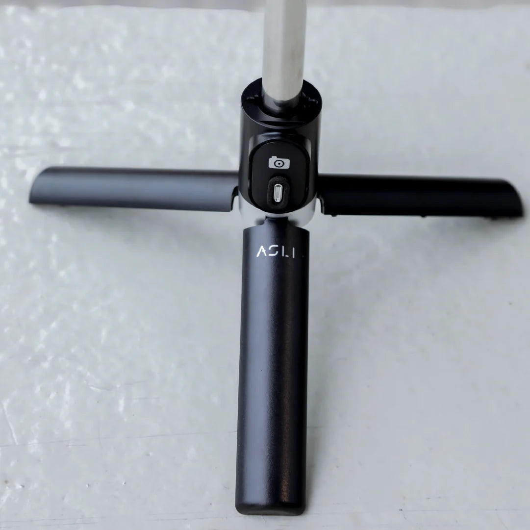 Asli Global Selfynix One Selfie Stick Extendable up to 108cm with Wireless Remote & Tripod Stand