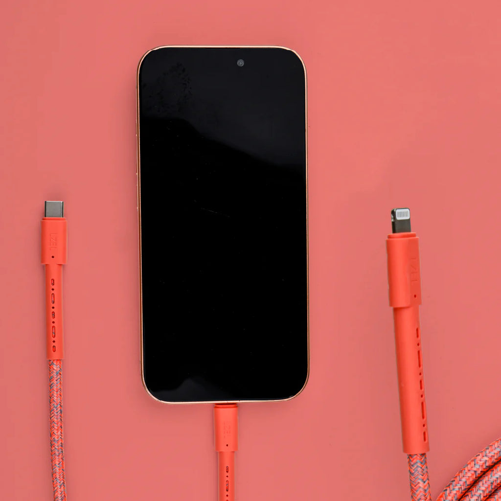 LZEL Celeris Charge CXL Braided USB-C to Lightning Cable, 480Mbps, 60W Max, 2m
