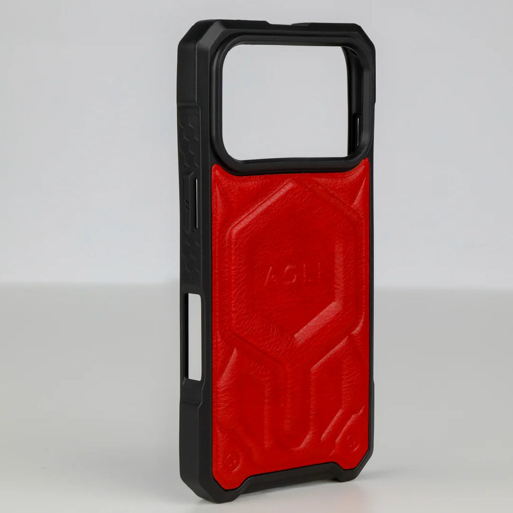ASLI Leather Hybrid Premium Leather Case With Drop Protection And Heat Dissipation Case For 17 Pro Max