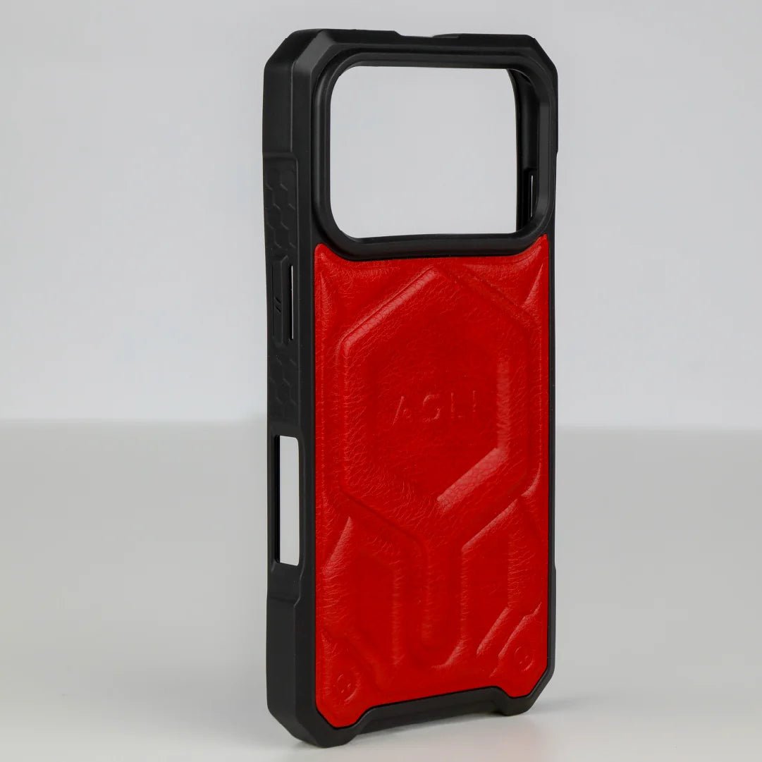 ASLI Leather Hybrid Premium Leather Case With Drop Protection And Heat Dissipation Case For 17 Pro Max