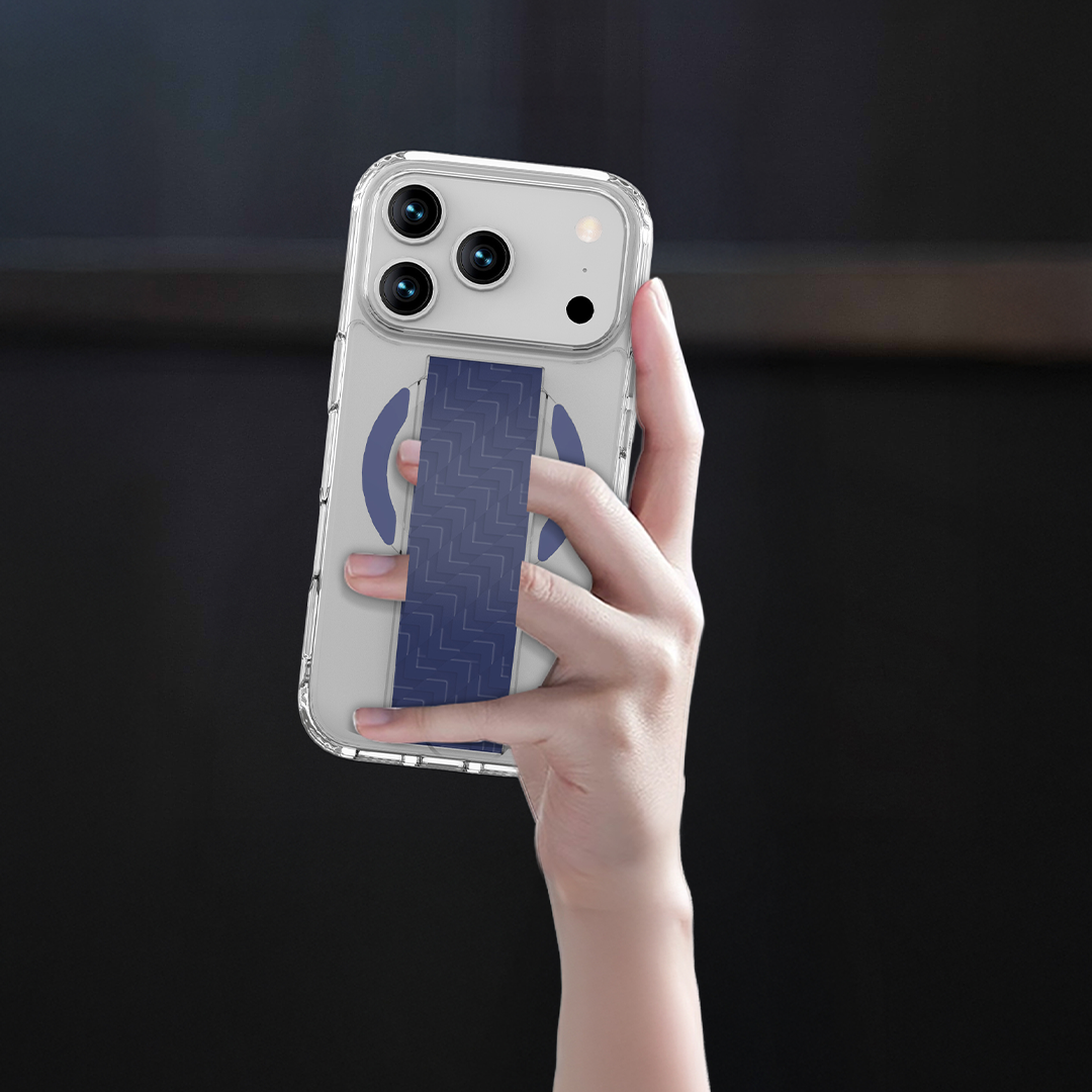 LZEL MagNexa Grip MagSafe Case for iPhone 17 Pro | Mood Indigo