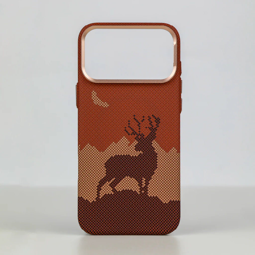 LZEL MagCarbon Deer Cover for iPhone 17 Pro Max