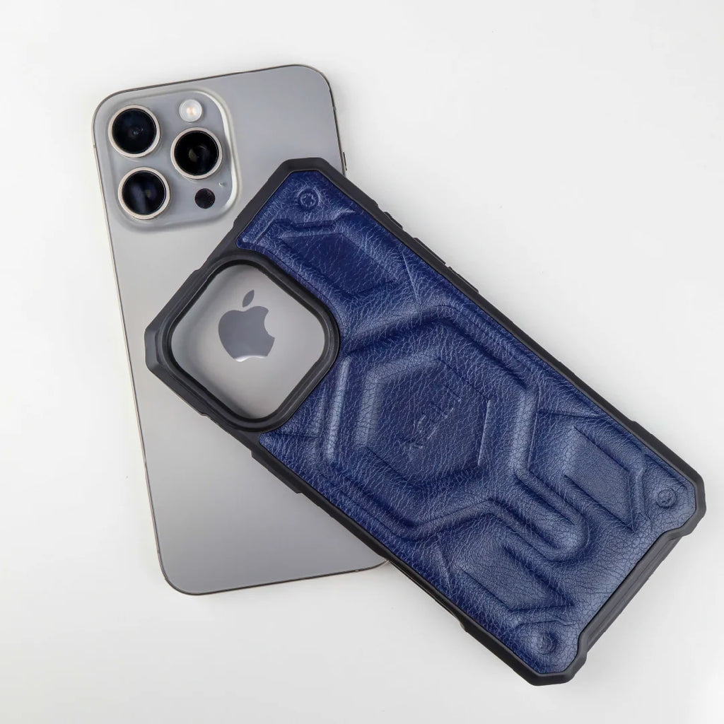 ASLI Leather Hybrid Premium Leather Case With Drop Protection And Heat Dissipation Case For 16 Pro Max