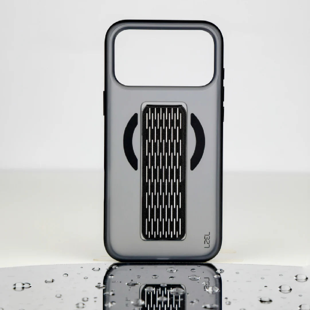 LZEL Mattemag Kickstand Matte Strap Magsafe Case With Enhanced Edge Protection Case For iPhone 17 Pro