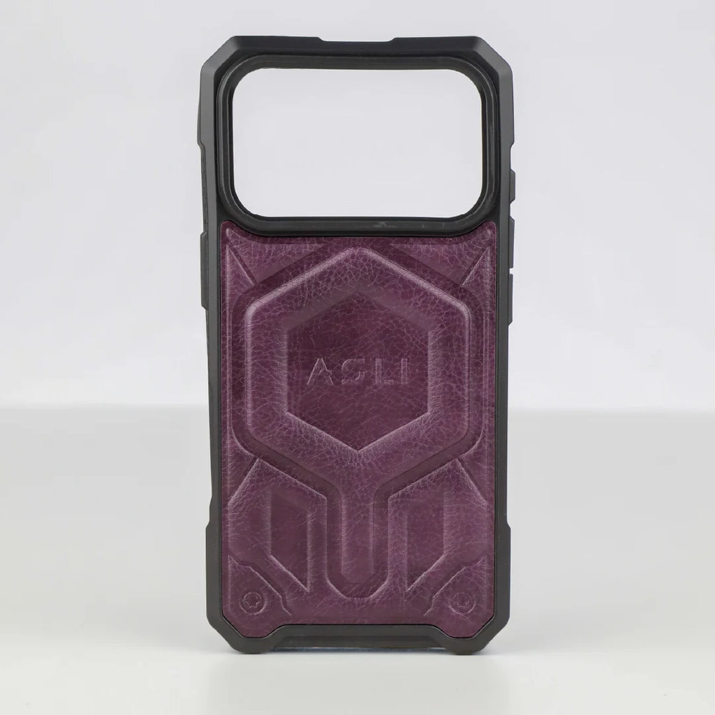 ASLI Leather Hybrid Premium Leather Case With Drop Protection And Heat Dissipation Case For 17 Pro Max