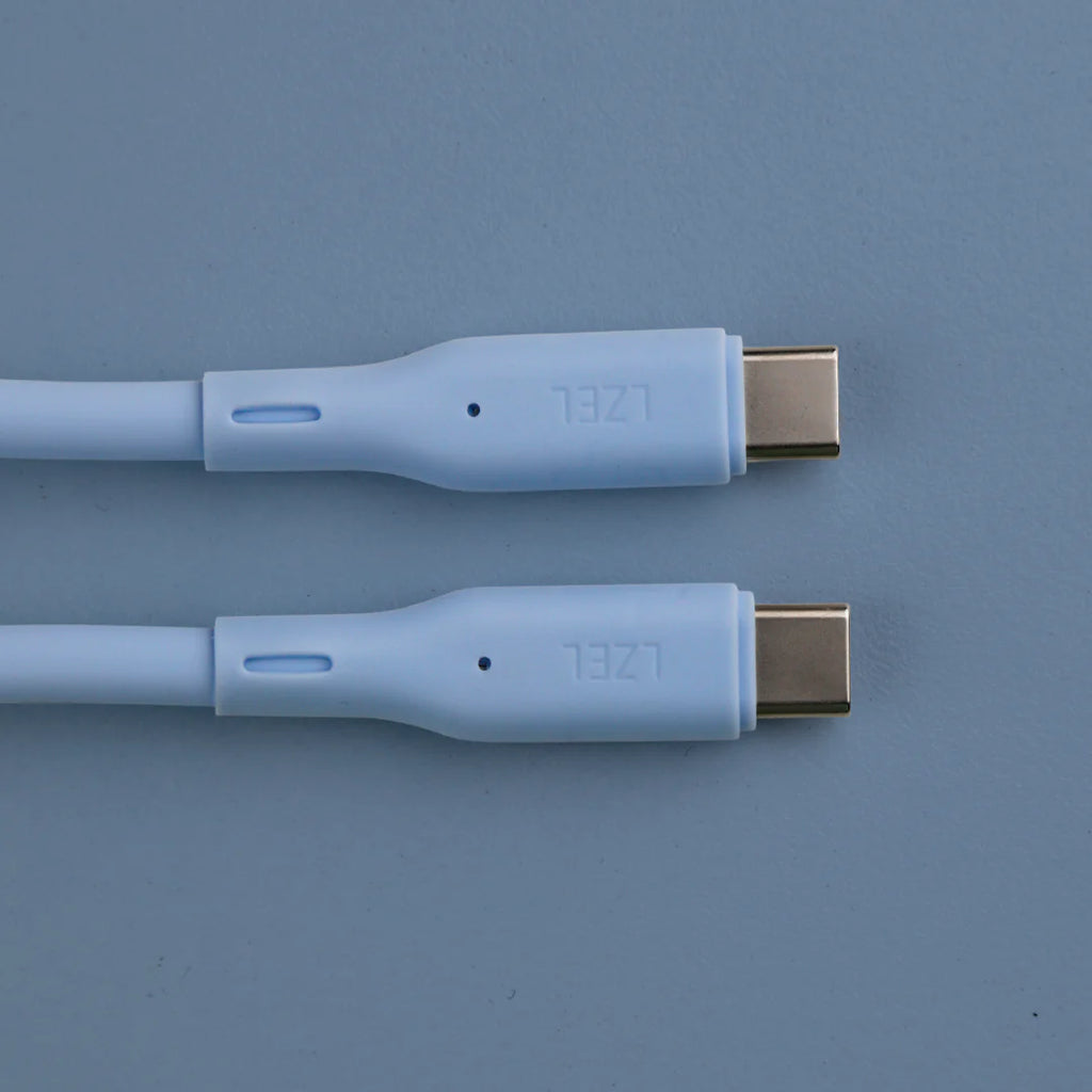 LZEL Celeris Silox CXL Soft Silicone USB-C to USB-C Cable, 480Mbps, 240W Max, 2m