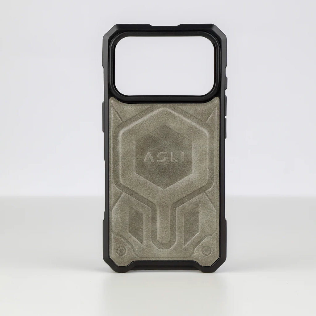 ASLI Leather Hybrid Premium Leather Case With Drop Protection And Heat Dissipation Case For 17 Pro