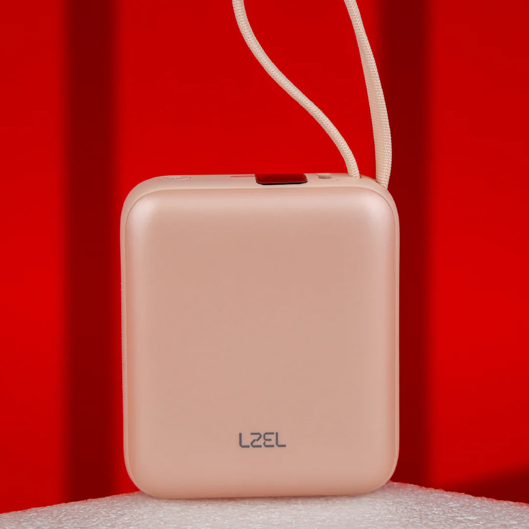 LZEL Neurode Sync Mini 10000Mah  Pd3.0 & Qc 3.0 | 22.5W | Built-In Type-C & Lighting Power Bank