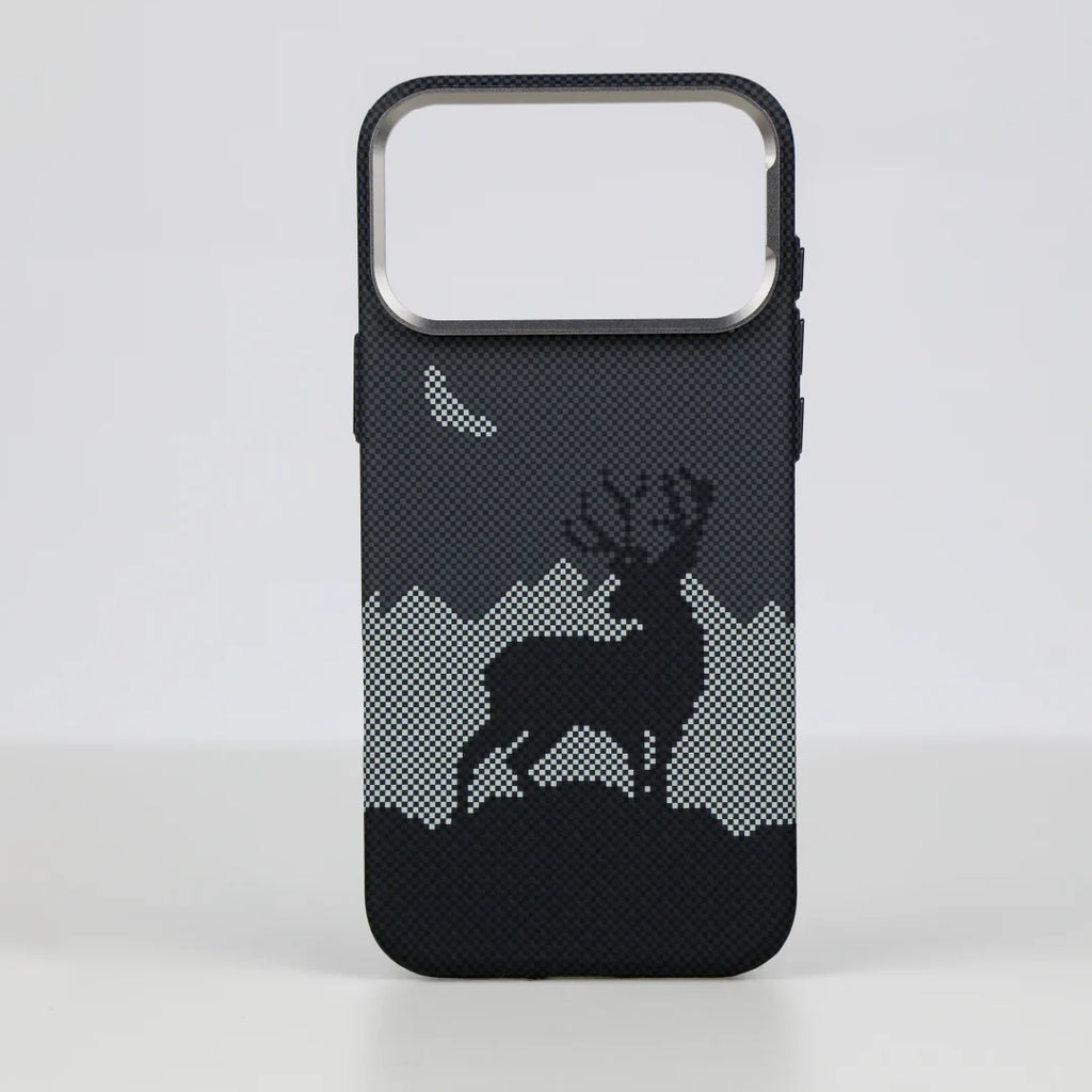 LZEL MagCarbon Deer Cover for iPhone 17 Pro Max