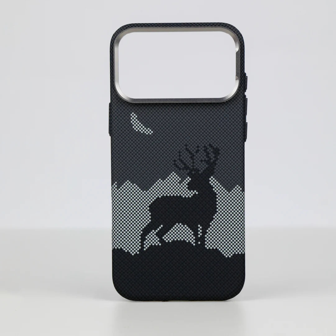LZEL MagCarbon Deer Cover for iPhone 17 Pro Max