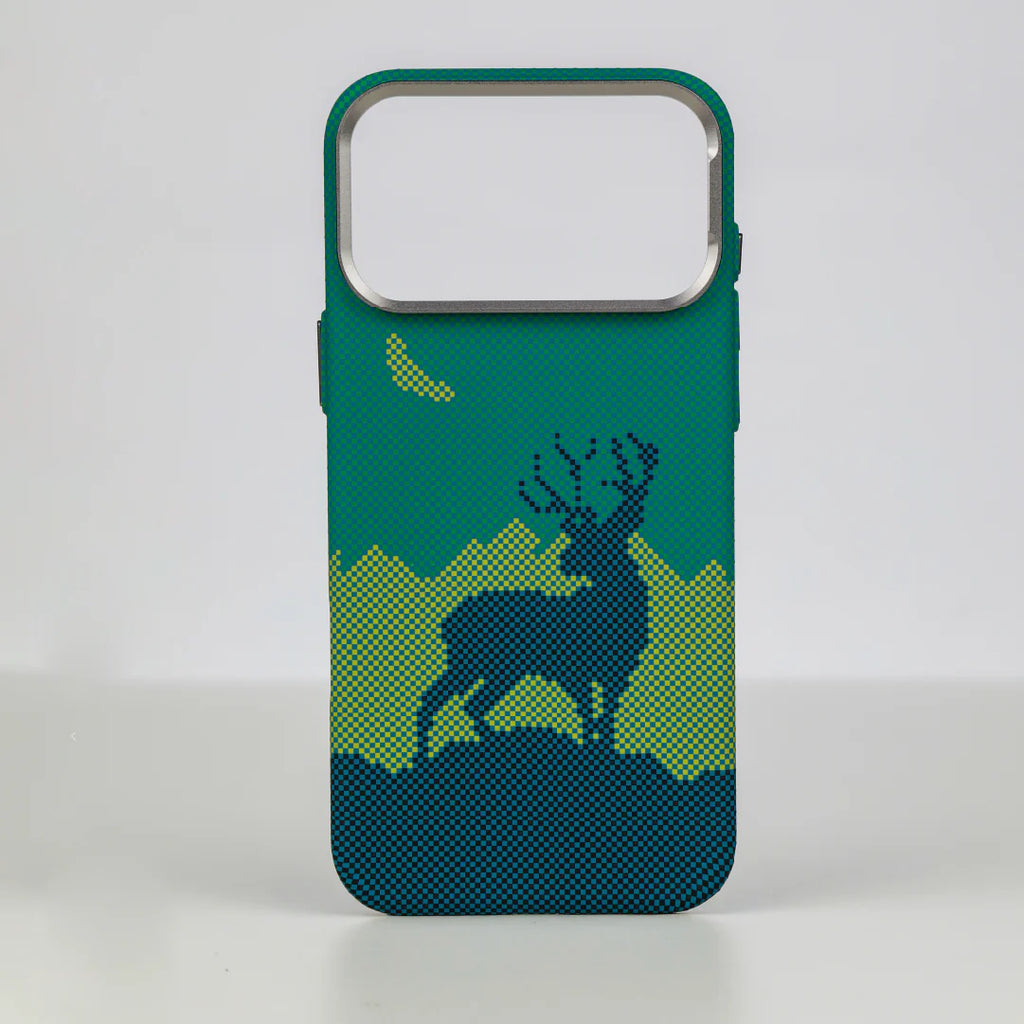 LZEL MagCarbon Deer Cover for iPhone 17 Pro Max