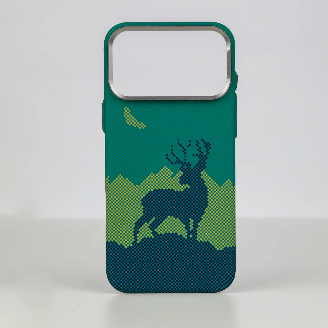 LZEL MagCarbon Deer Cover for iPhone 17 Pro Max