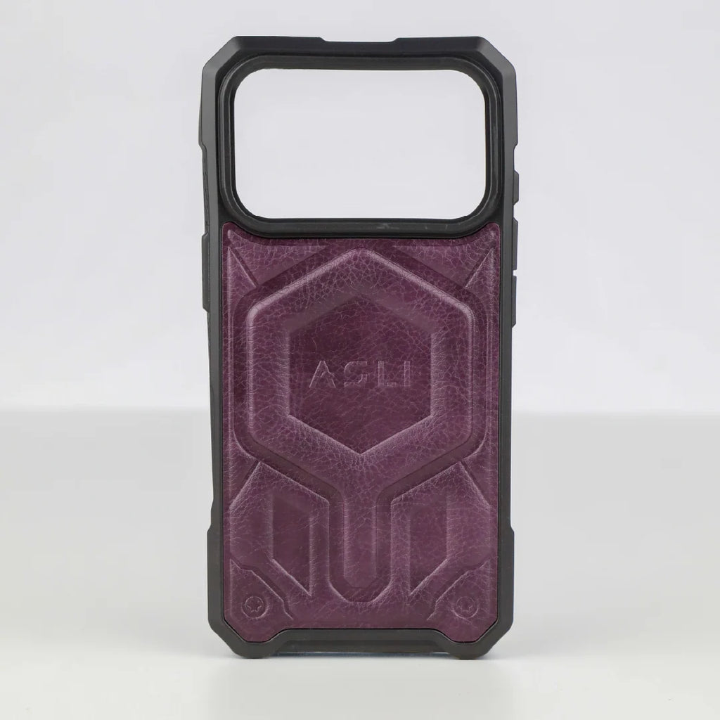 ASLI Leather Hybrid Premium Leather Case With Drop Protection And Heat Dissipation Case For 17 Pro