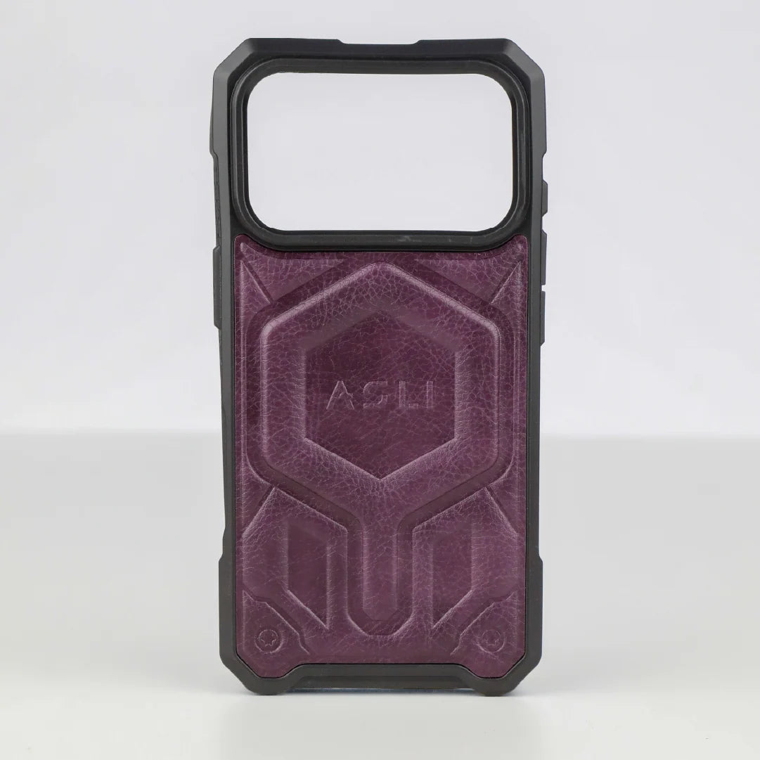 ASLI Leather Hybrid Premium Leather Case With Drop Protection And Heat Dissipation Case For 17 Pro