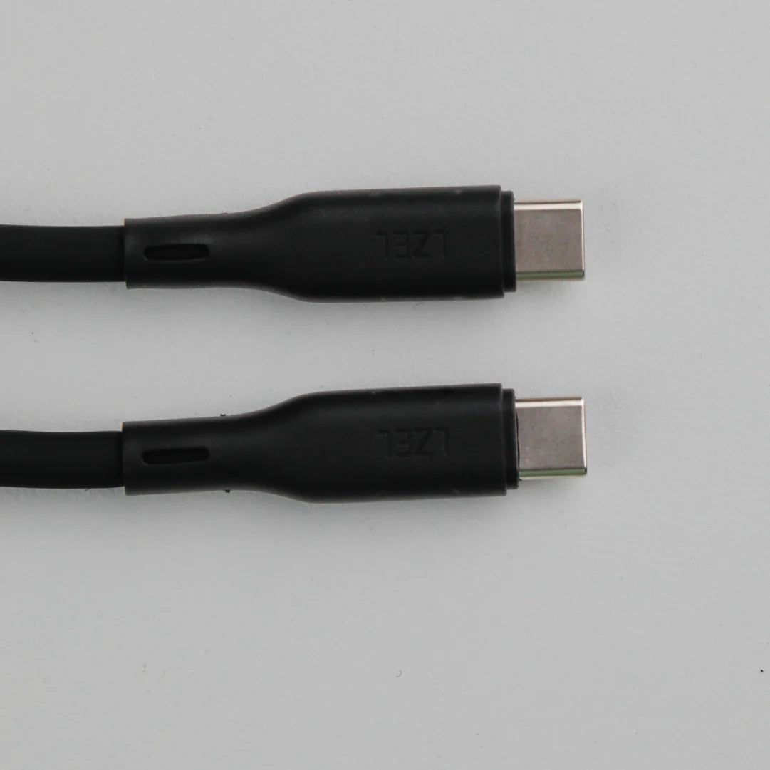 LZEL Celeris Silox CXL Soft Silicone USB-C to USB-C Cable, 480Mbps, 240W Max, 2m