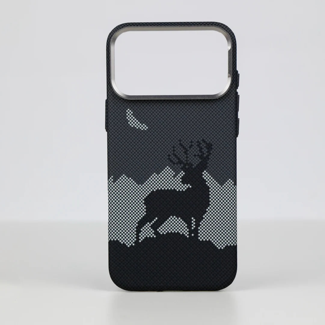 LZEL MagCarbon Deer Cover for iPhone 17 Pro