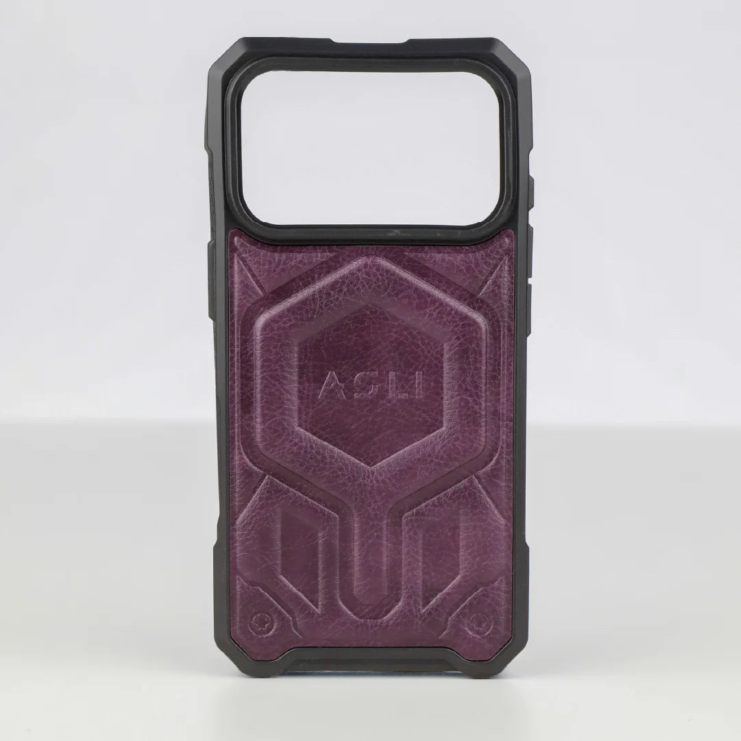 ASLI Leather Hybrid Premium Leather Case With Drop Protection And Heat Dissipation Case For 17 Pro