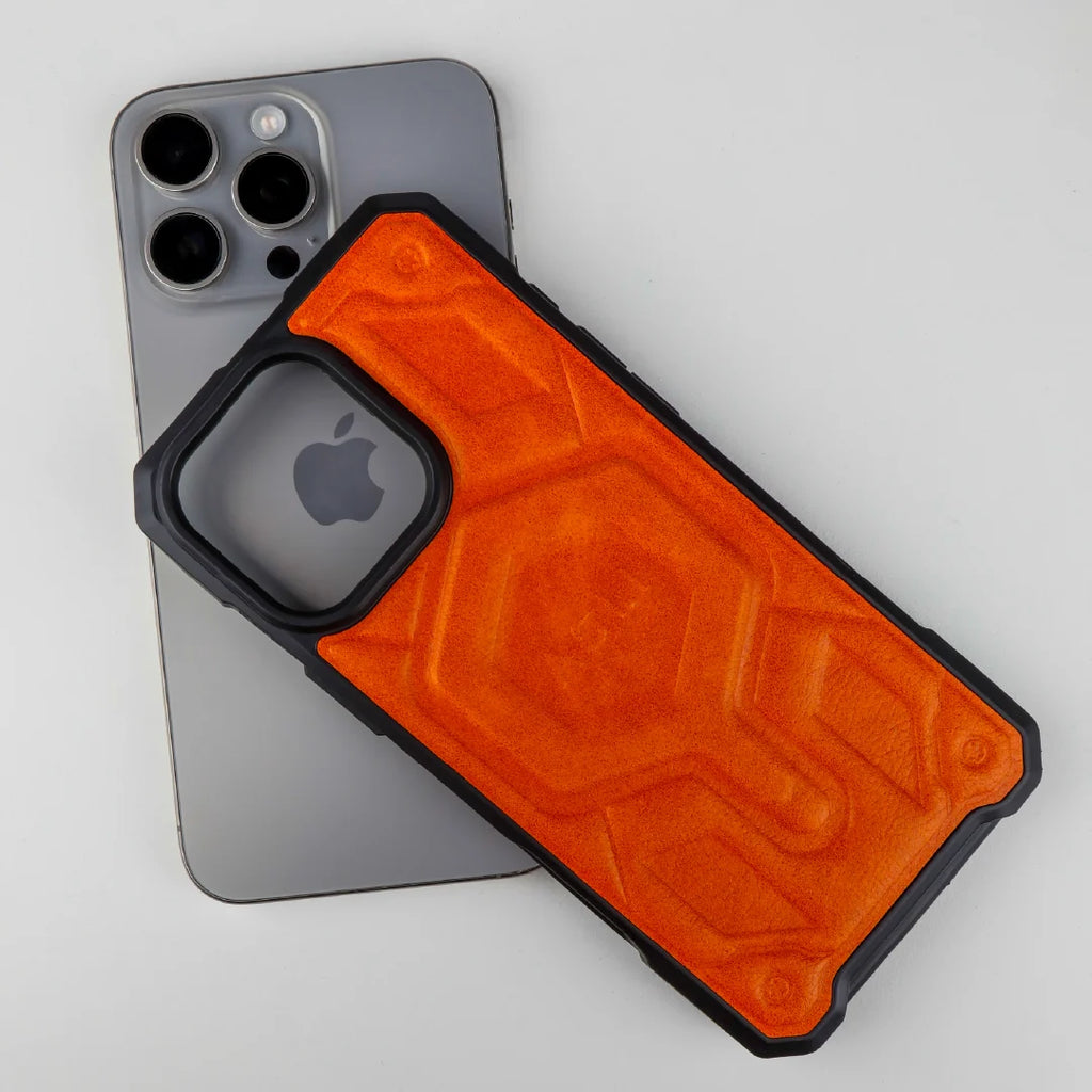 ASLI Leather Hybrid Premium Leather Case With Drop Protection And Heat Dissipation Case For 16 Pro Max