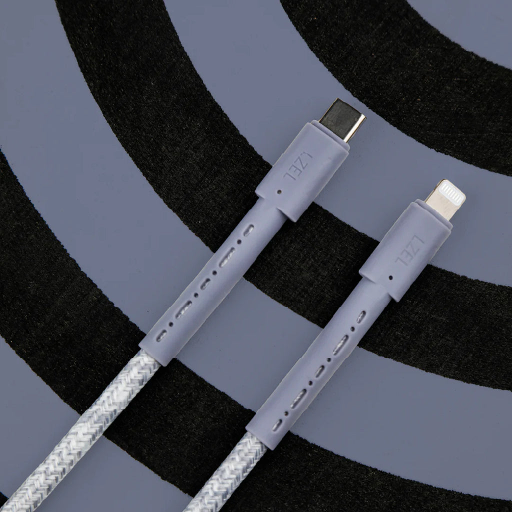 LZEL Celeris Charge CXL Braided USB-C to Lightning Cable, 480Mbps, 60W Max, 2m