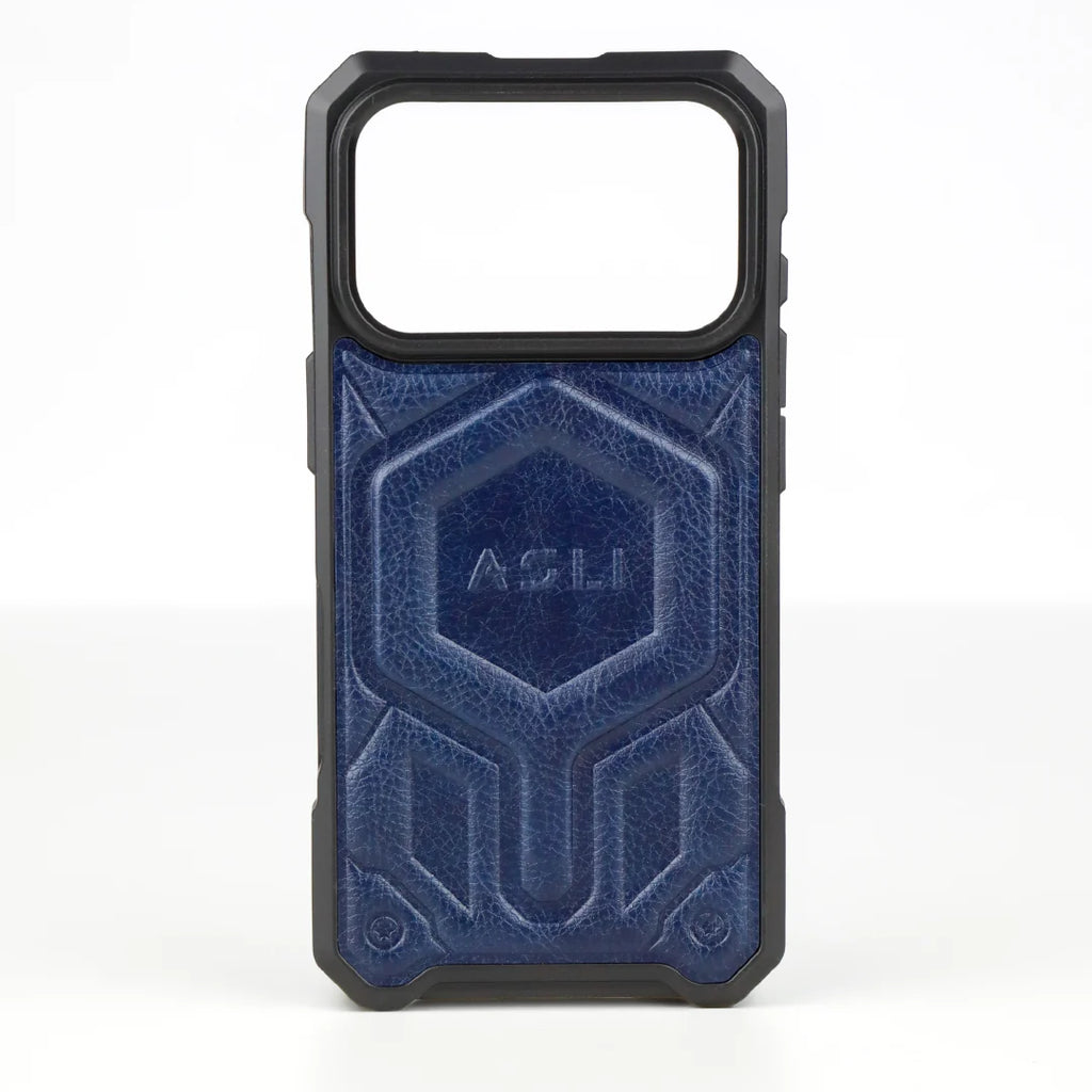 ASLI Leather Hybrid Premium Leather Case With Drop Protection And Heat Dissipation Case For 17 Pro